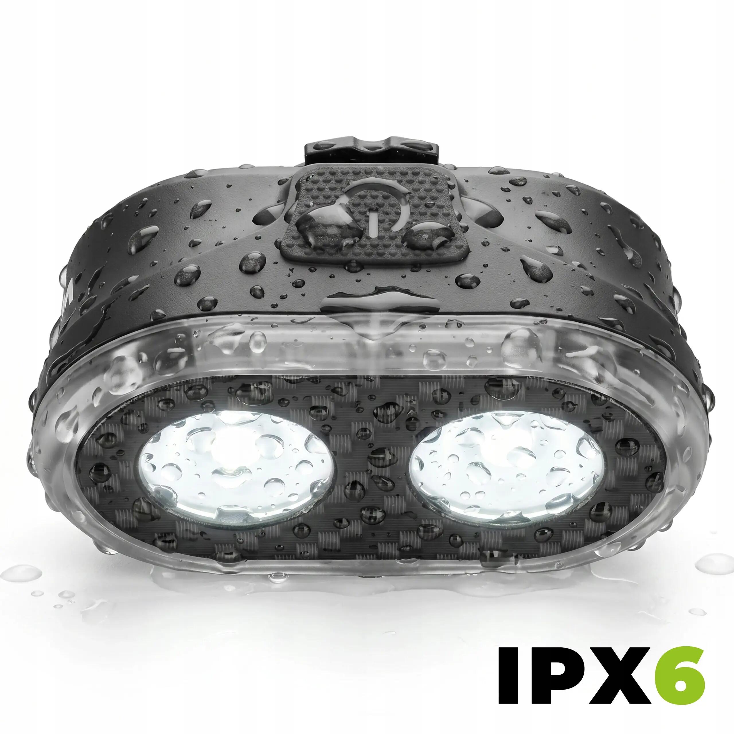 Set di luci per bicicletta anteriore e posteriore Vayox VAF300 + VAR60 USB-C 8/16