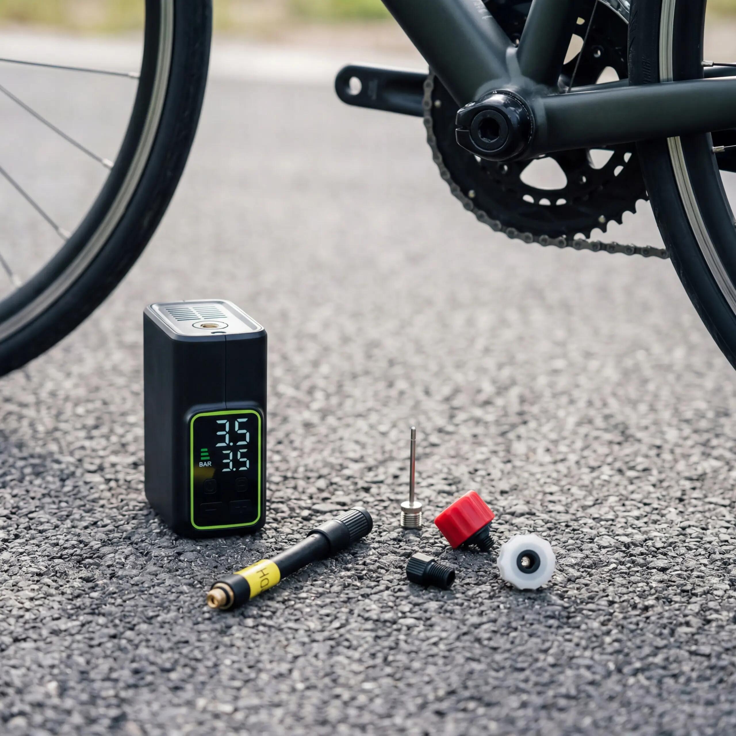 Akumulátorová cyklistická pumpička Vayox VA0451 1100mAh 10,3BAR kompresor 9/16