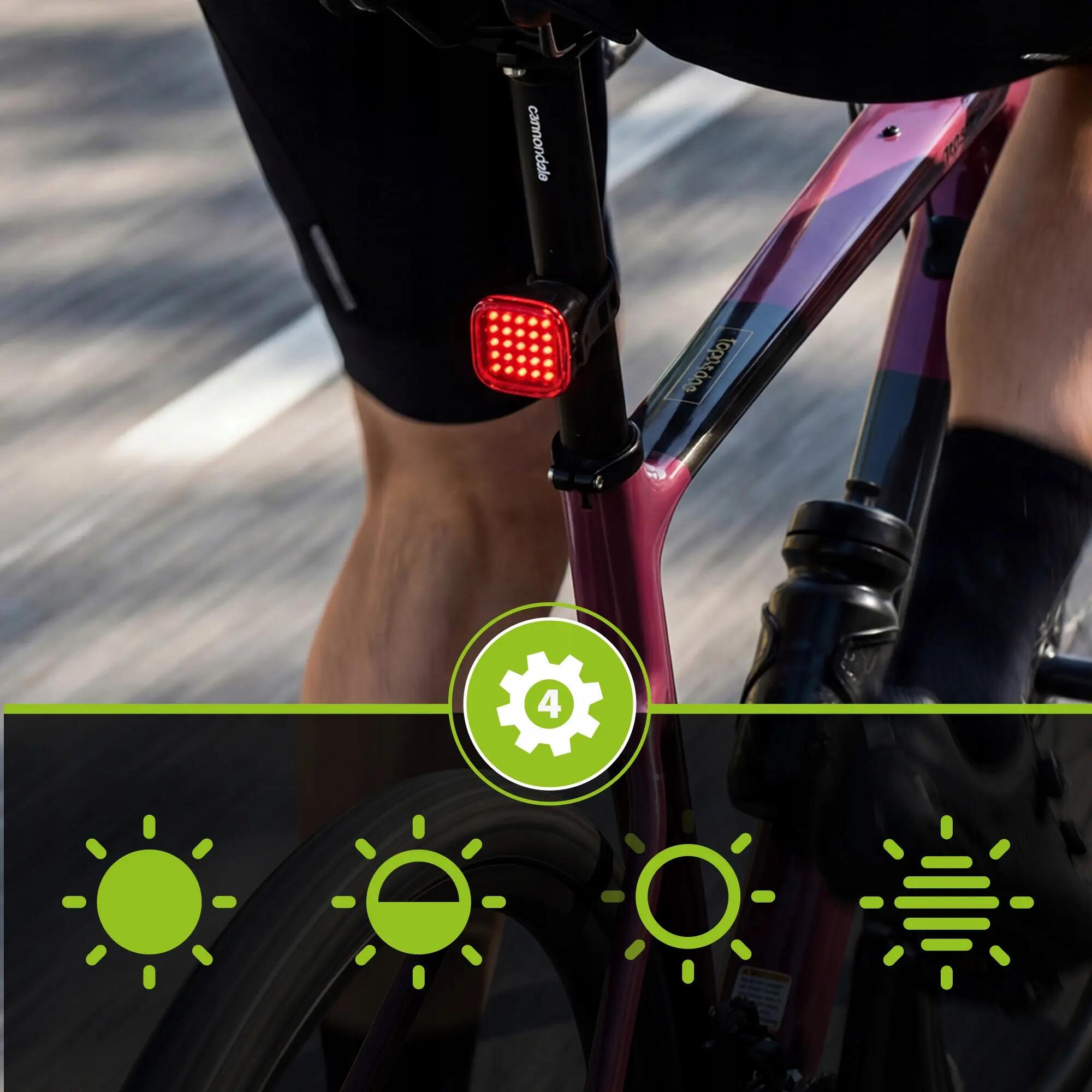 Set di luci per bicicletta anteriore e posteriore Vayox VAF300 + VAR60 USB-C 7/16