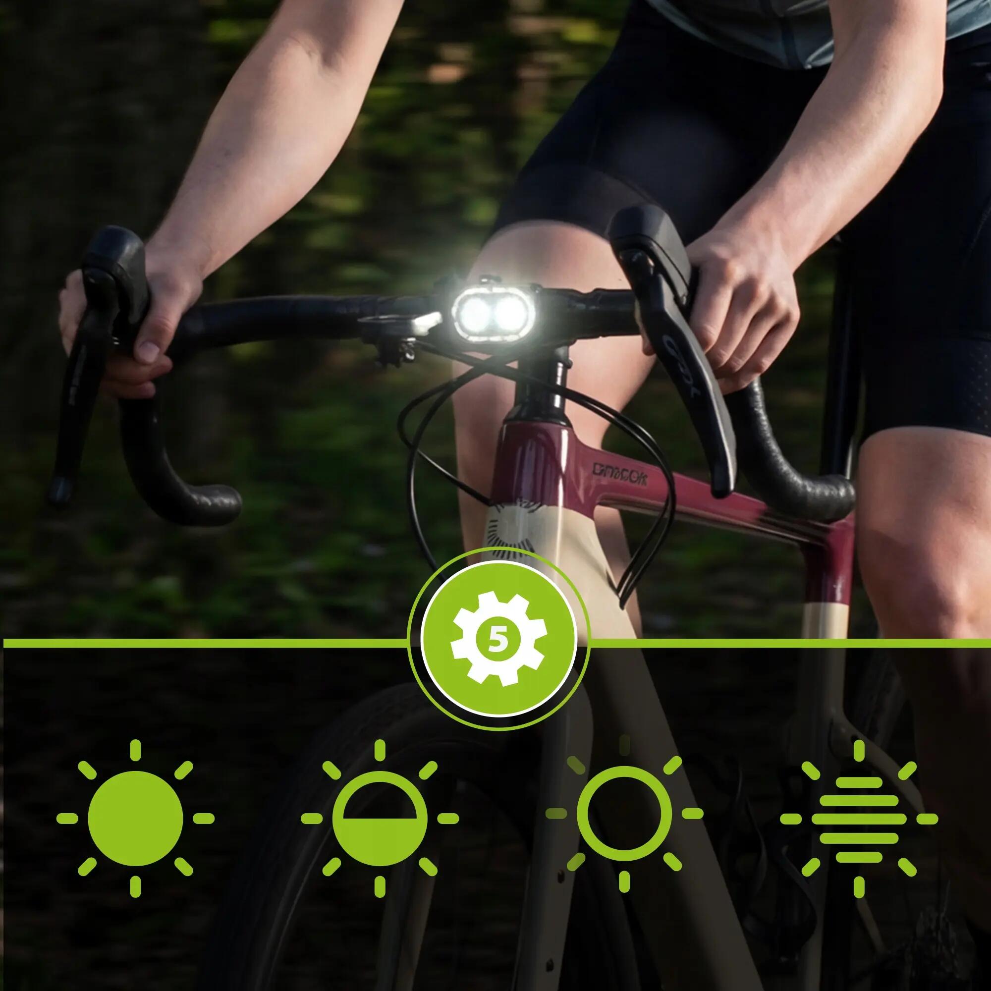 Set di luci per bicicletta anteriore e posteriore Vayox VAF300 + VAR60 USB-C 6/16