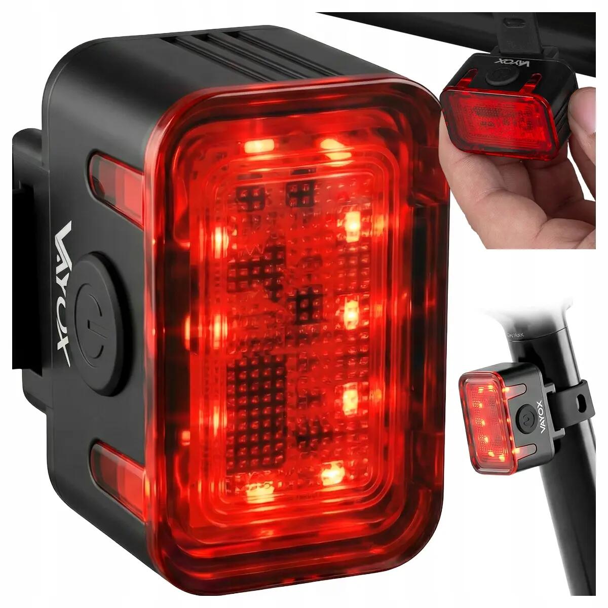 Set di luci per bici VAYOX VA0111 + VA0152 anteriore e posteriore USB-C 8/15