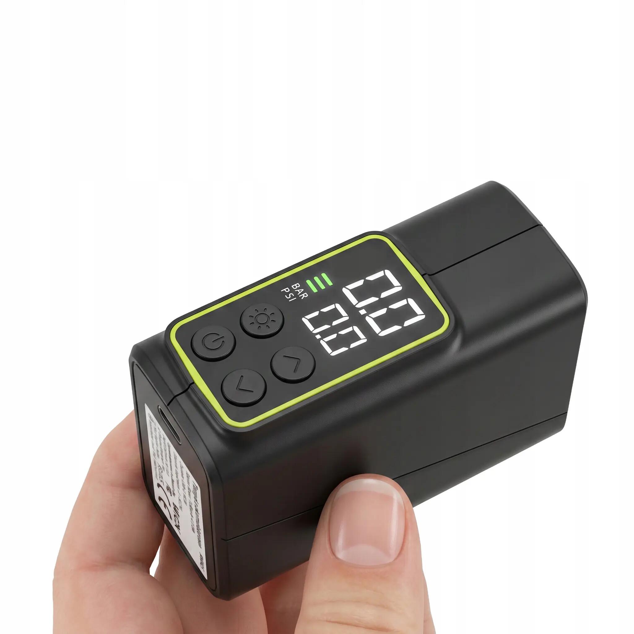 Akumulátorová cyklistická pumpička Vayox VA0451 1100mAh 10,3BAR kompresor 13/16