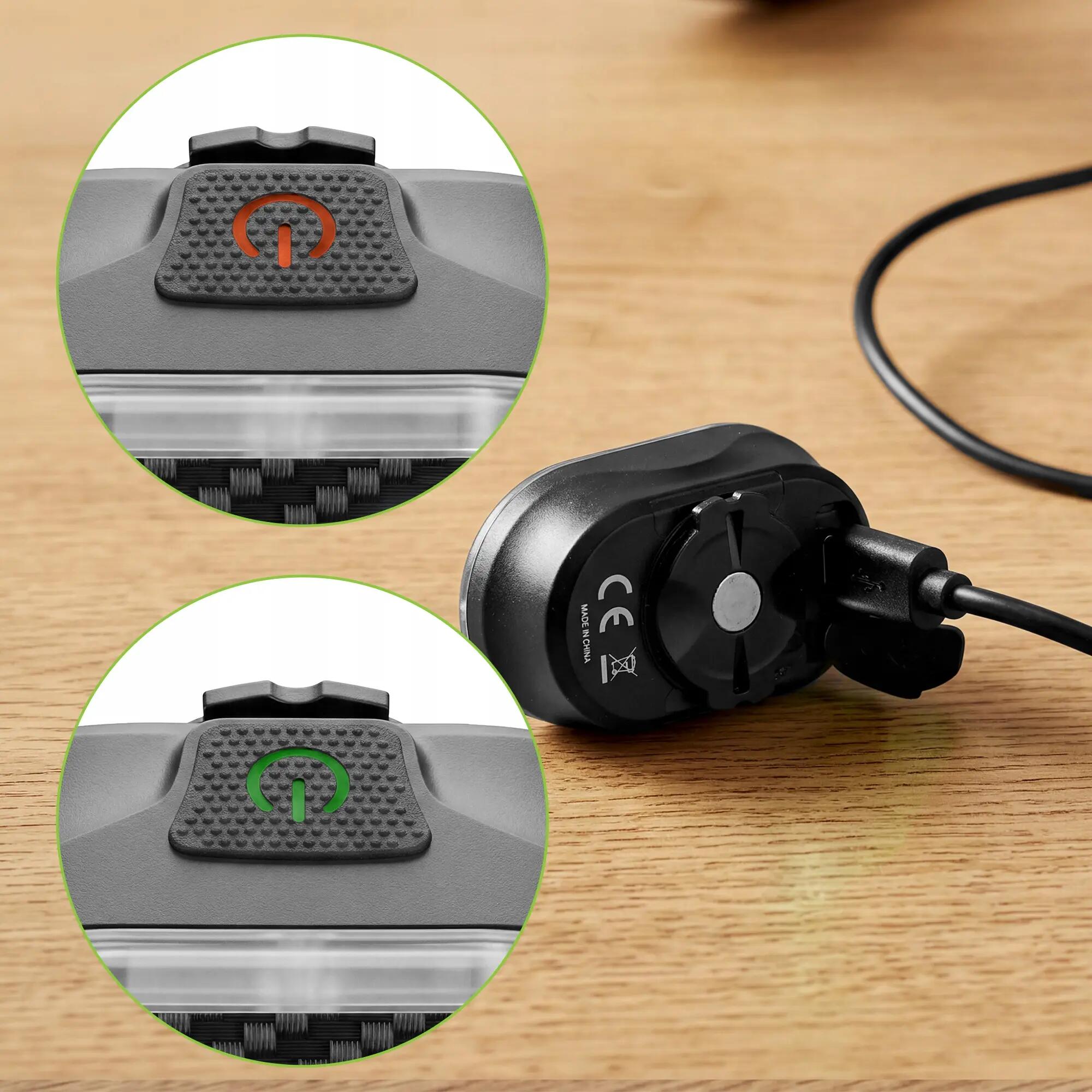 Set di luci per bicicletta anteriore e posteriore Vayox VAF300 + VAR60 USB-C 11/16