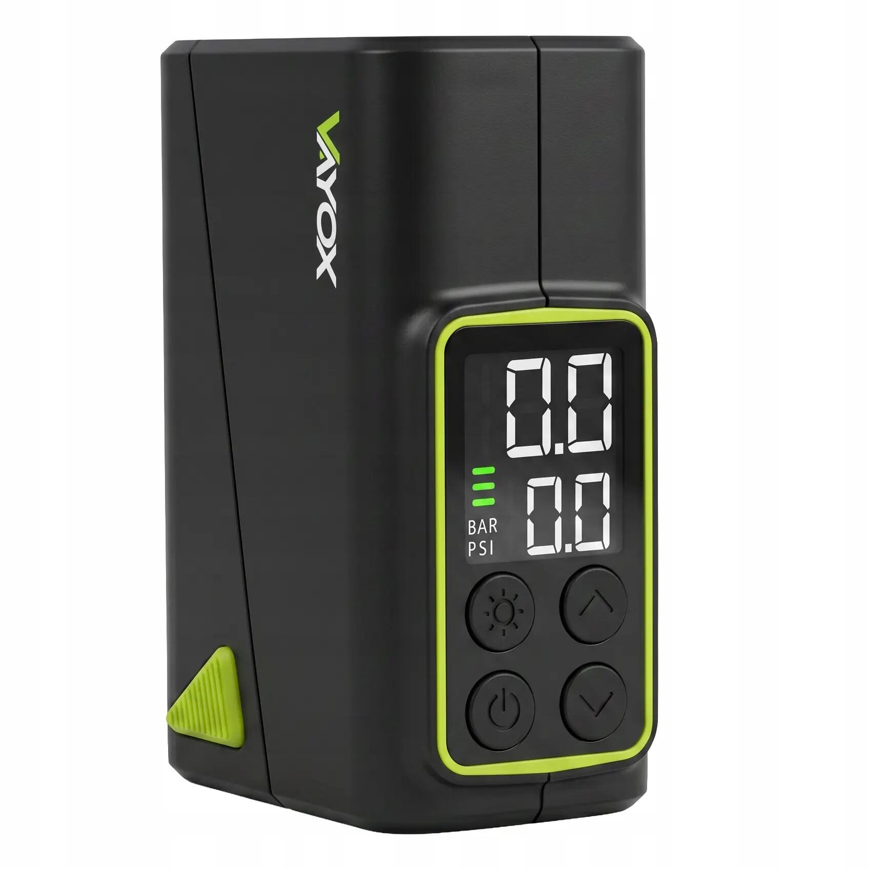 Akumulátorová cyklistická pumpička Vayox VA0451 1100mAh 10,3BAR kompresor 12/16