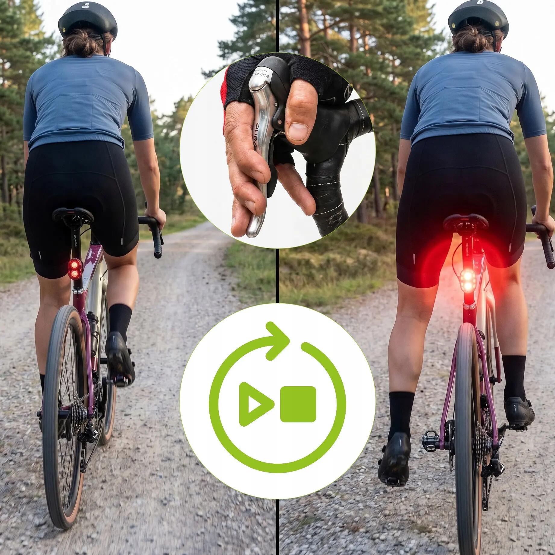 Luz traseira para bicicleta Vayox VAR200 200lm sensor de travagem SMART 4/16