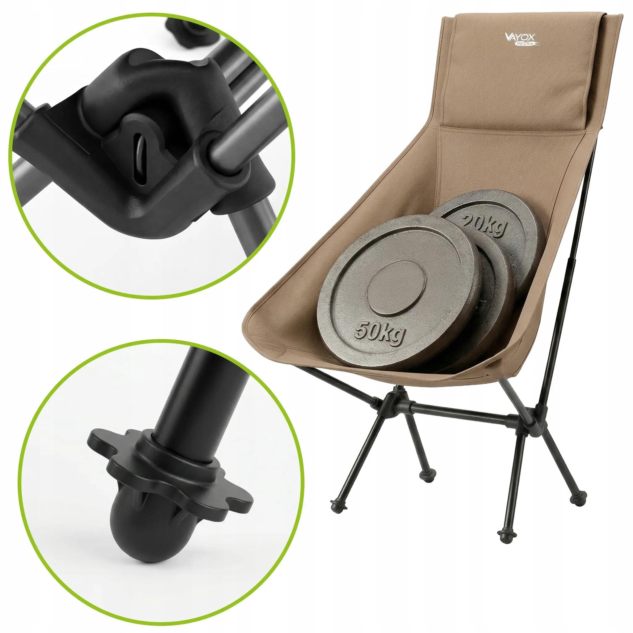 Campingstuhl Vayox VA0431 Relax klappbar 90x60x97cm 5/16