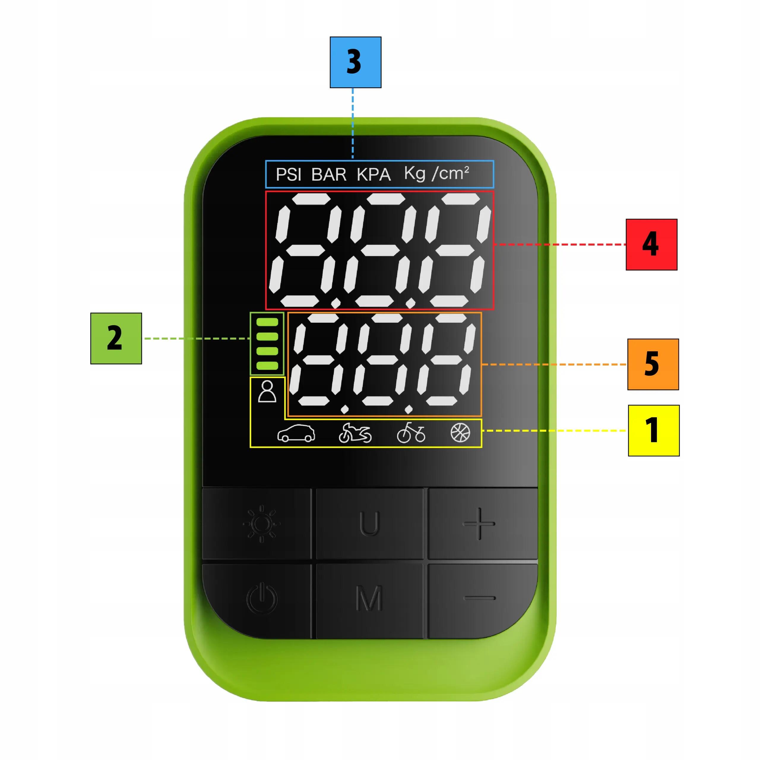 Fahrradpumpe Akku Vayox VA0410 8000mAh 10,3BAR Powerbank Kompressor 7/15