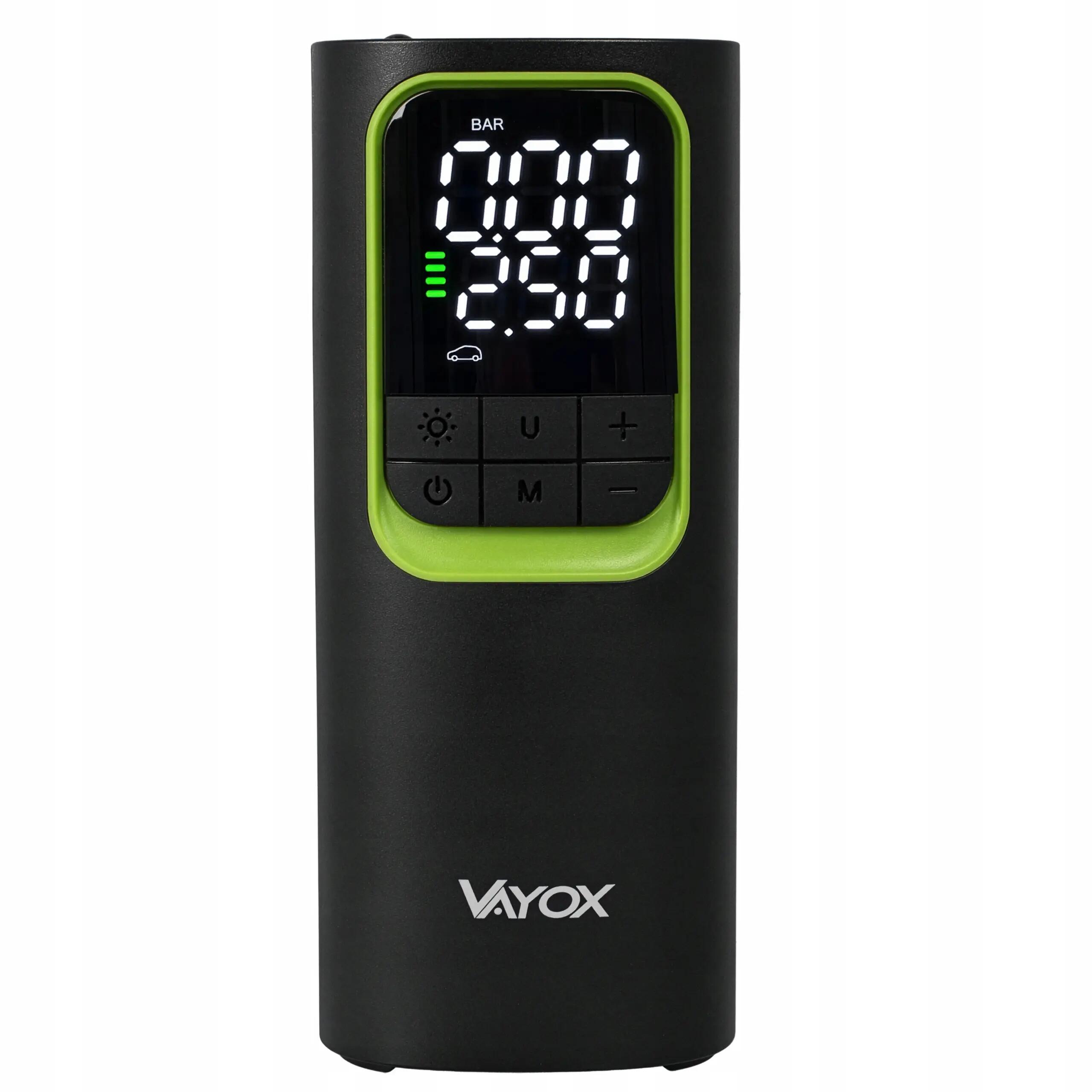 Fahrradpumpe Akku Vayox VA0410 8000mAh 10,3BAR Powerbank Kompressor 12/15