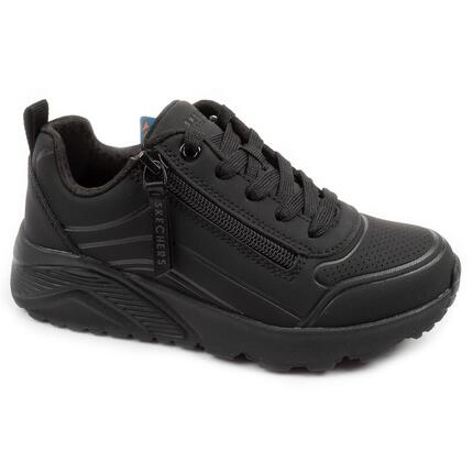 Buty Dziecięce Skechers Easy Zip 310387L-Bbk Sportowe Na Co Dzień Czarne 34