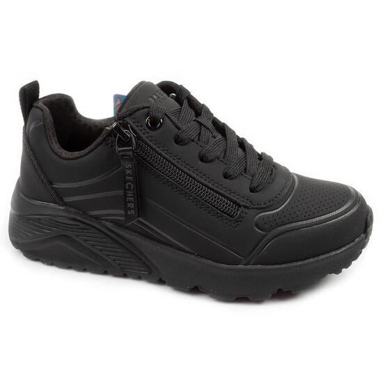 Buty Dziecięce Skechers Easy Zip 310387L-Bbk Sportowe Na Co Dzień Czarne 34