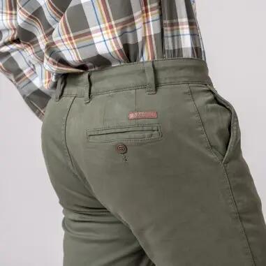 PANTALON CHINO CLASSIC VERDE KAKI 5/5