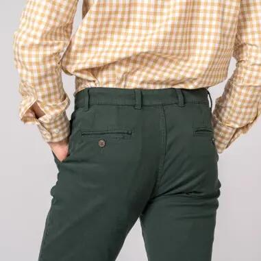 PANTALON CHINO CLASSIC VERDE BOSQUE 4/4