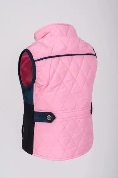 CHALECO NIÑA ROSA COMBI AZUL MARINO 3/3