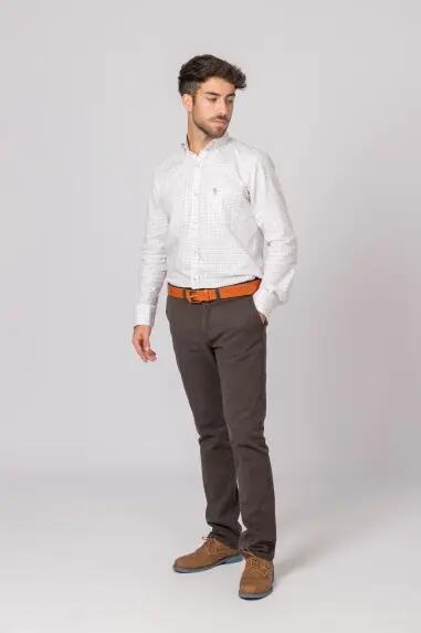 PANTALON CHINO CLASSIC MARRÓN 2/5