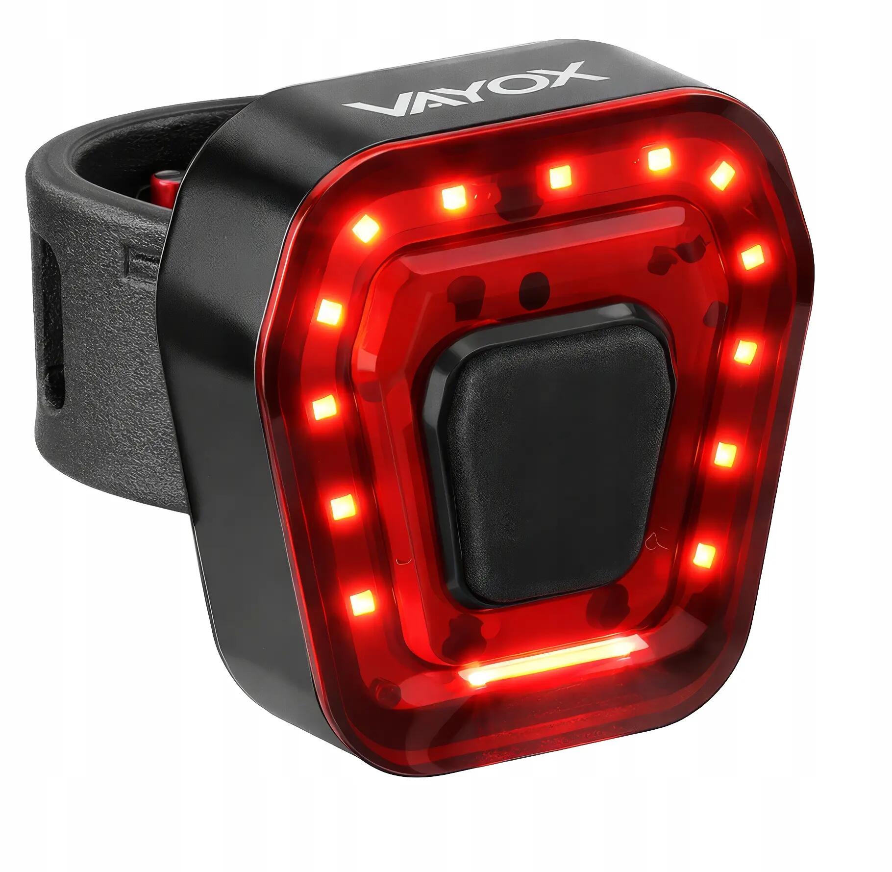 Vayox VA0048 fietsachterlicht 100lm rood oplaadbaar 11/15