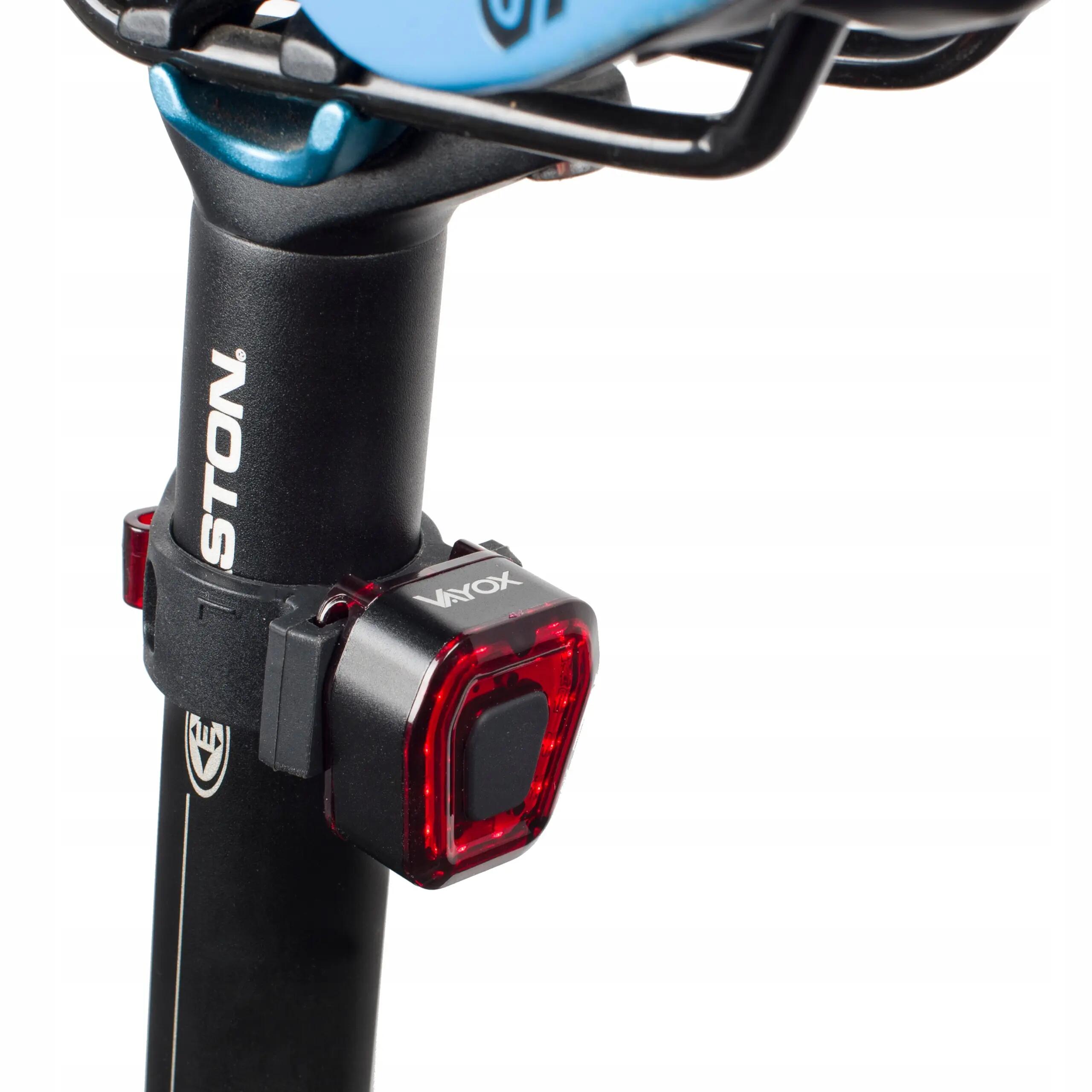 Vayox VA0048 fietsachterlicht 100lm rood oplaadbaar 10/15
