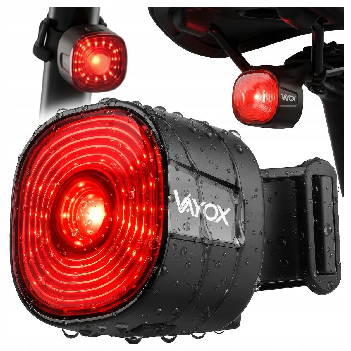 Jeu de feux de vélo VAYOX VA0111 + VA0156 avant et arrière USB-C 8/15