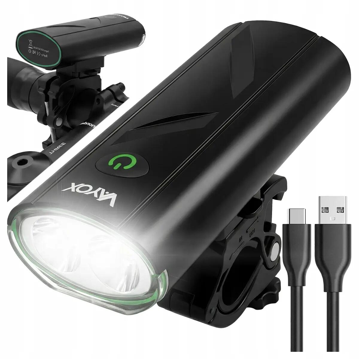 Jeu de feux de vélo VAYOX VA0111 + VA0156 avant et arrière USB-C 7/15