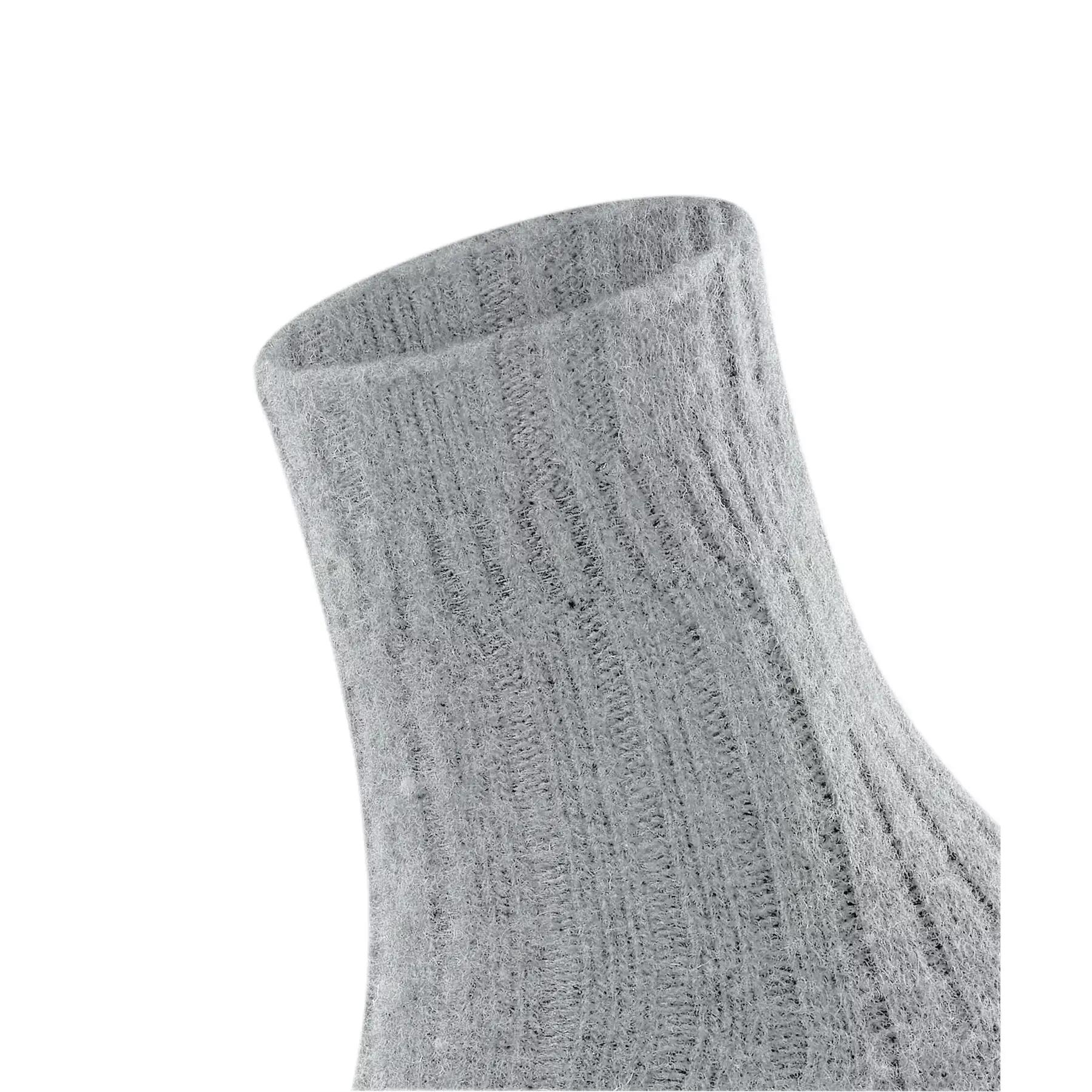 Bedsokken met Rib Dames Sokken – Silver – 35-38 4/6