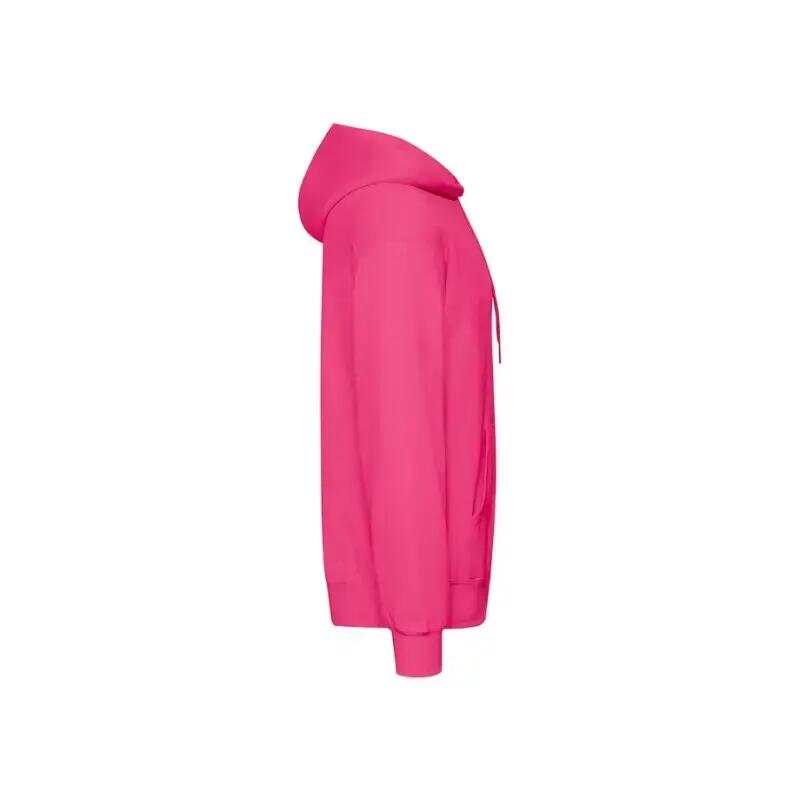 Sweat Fruit Of The Loom Classique Capuche Adulte Fucsia 3/4