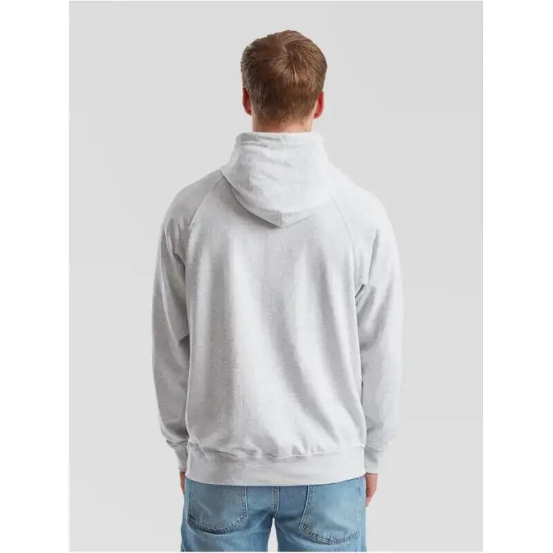 Fruit Of The Loom Lichtgewicht sweatsweatshirt met capuchon, grijs 4/4