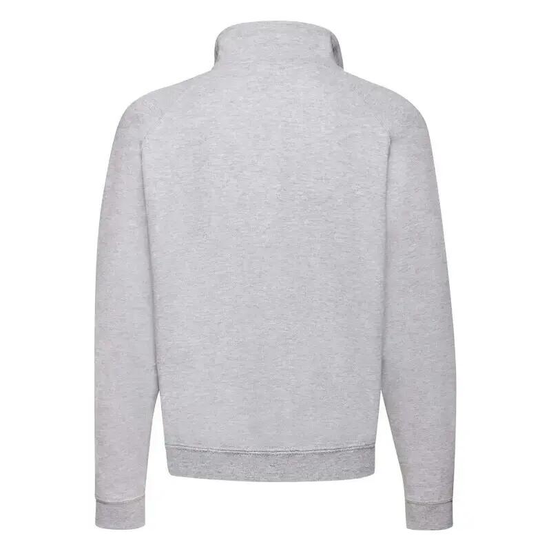 Sweatshirt Fruit Of The Loom Classic Zip Neck Volwassen Gris 3/3