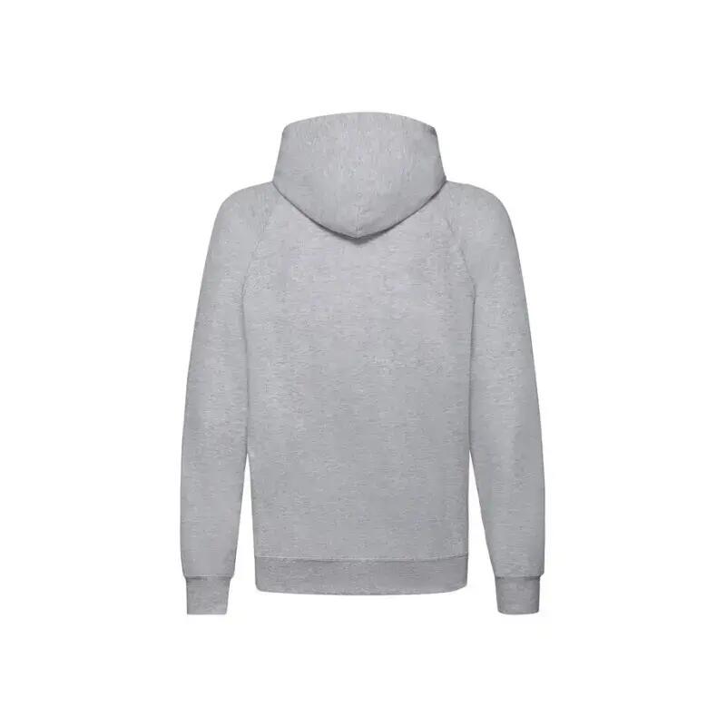 Fruit Of The Loom Lichtgewicht sweatsweatshirt met capuchon, grijs 3/4