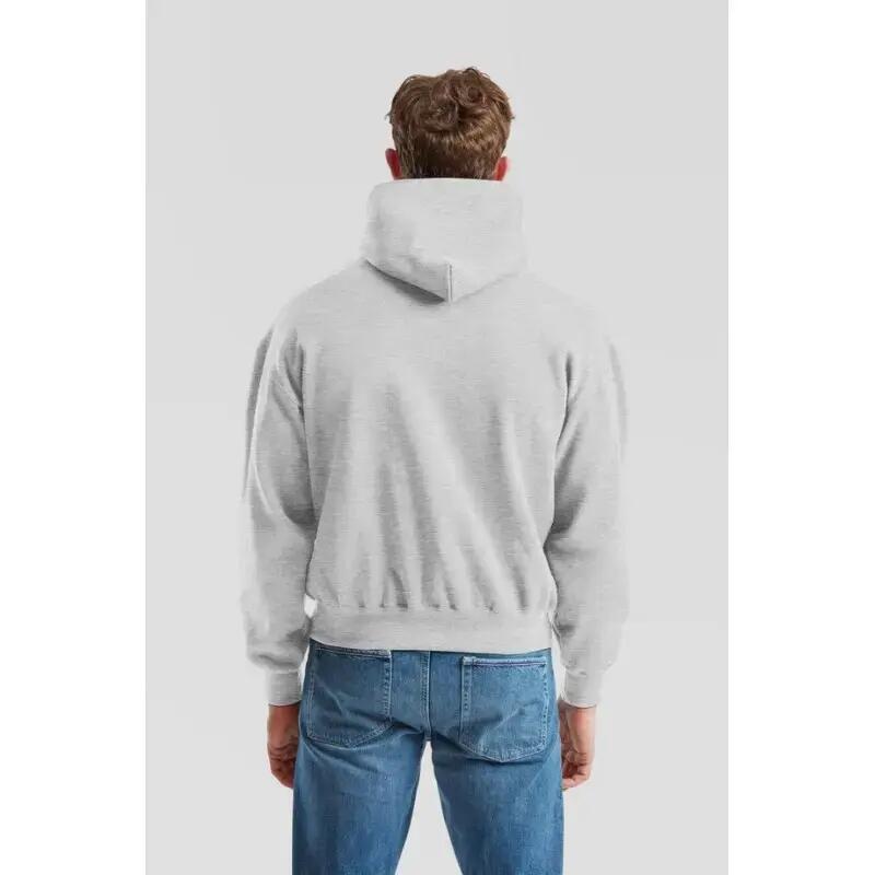 Sudadera Fruit Of The Loom Supercotton Sweat à capuche Adulte Gris 3/3
