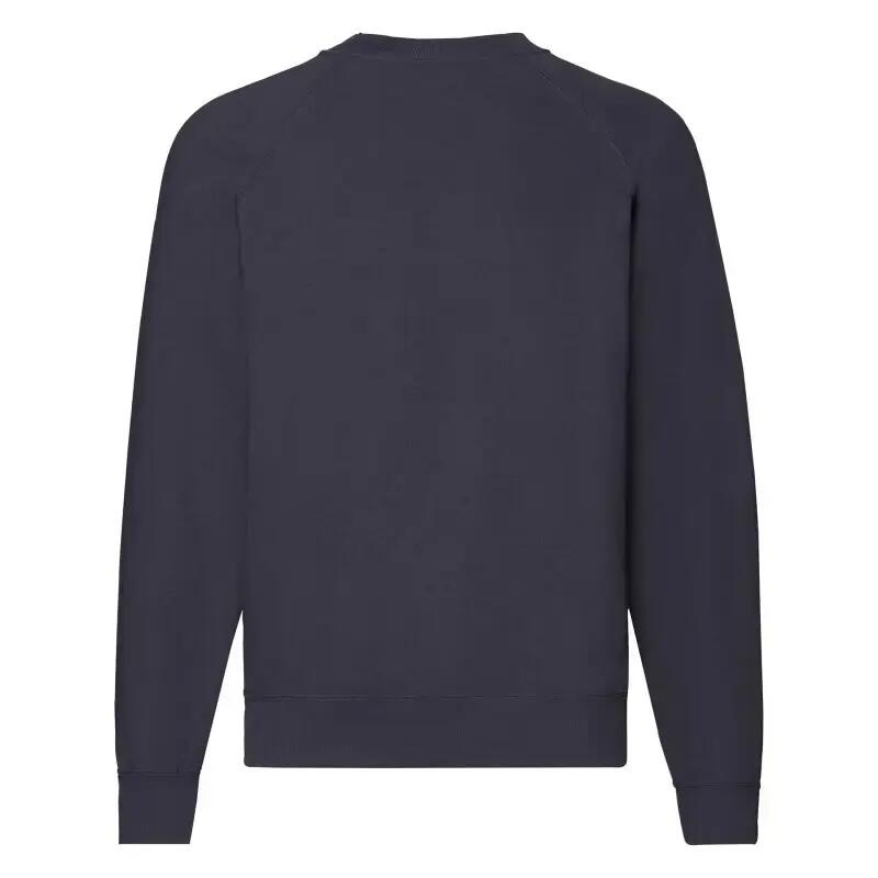 Felpa Fruit Of The Loom Classic Raglan Adulto Blu 3/7