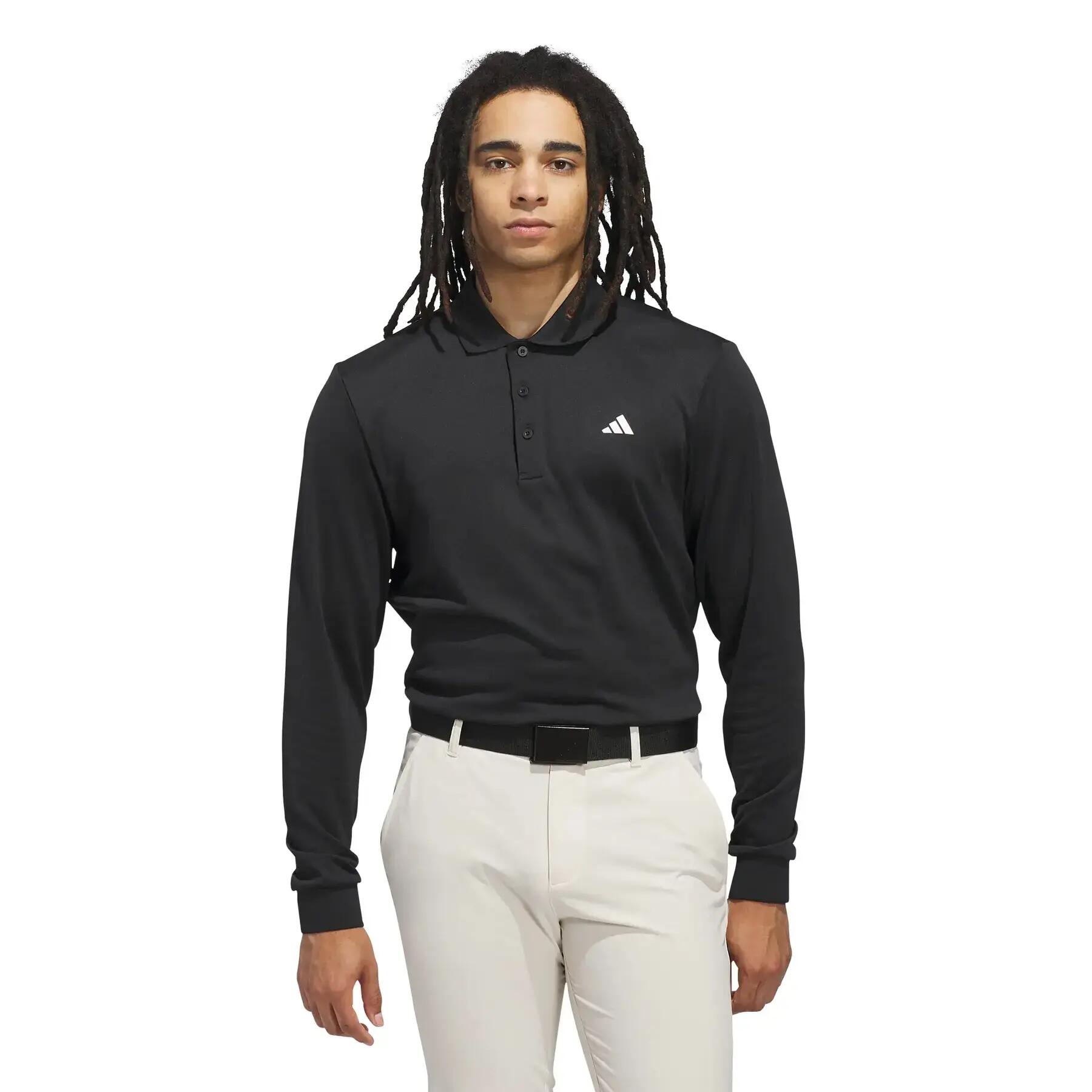 Long sleeve polo shirt adidas Ultimate365 Cold.RDY 3/7