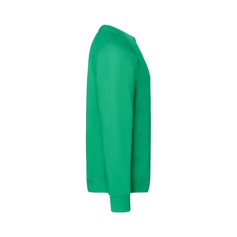 Sweat Fruit Of The Loom Classic Raglan Adulte Vert Kelly 2/3