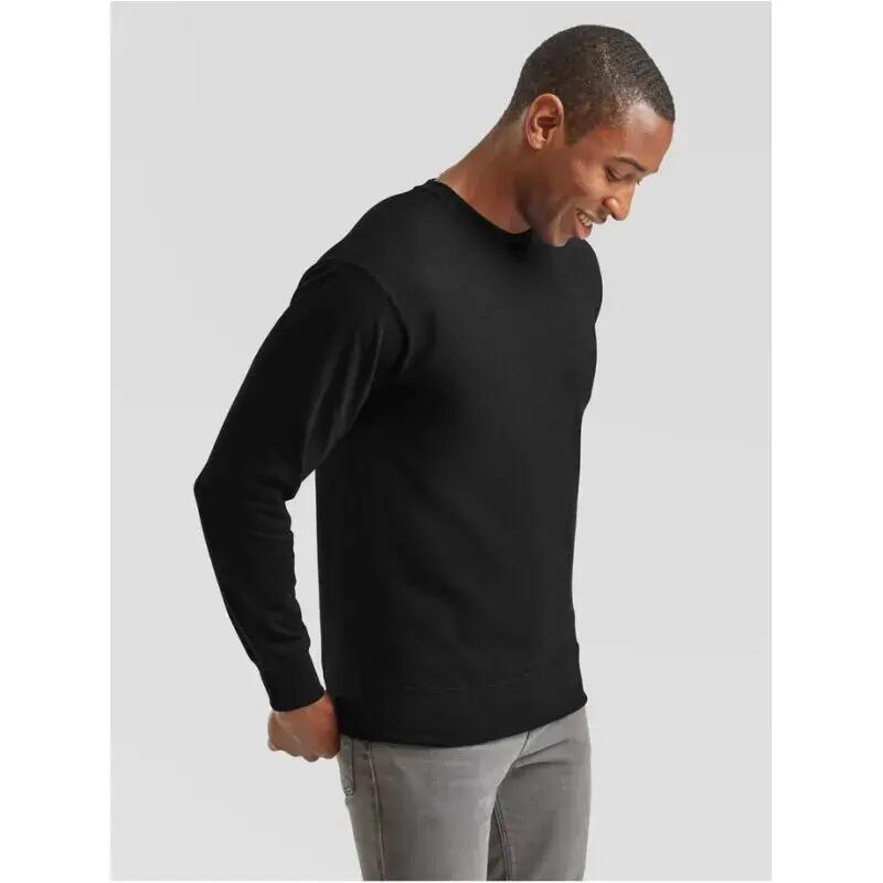 Fruit Of The Loom Adulto Sweat-shirt léger à enfiler Noir 2/5