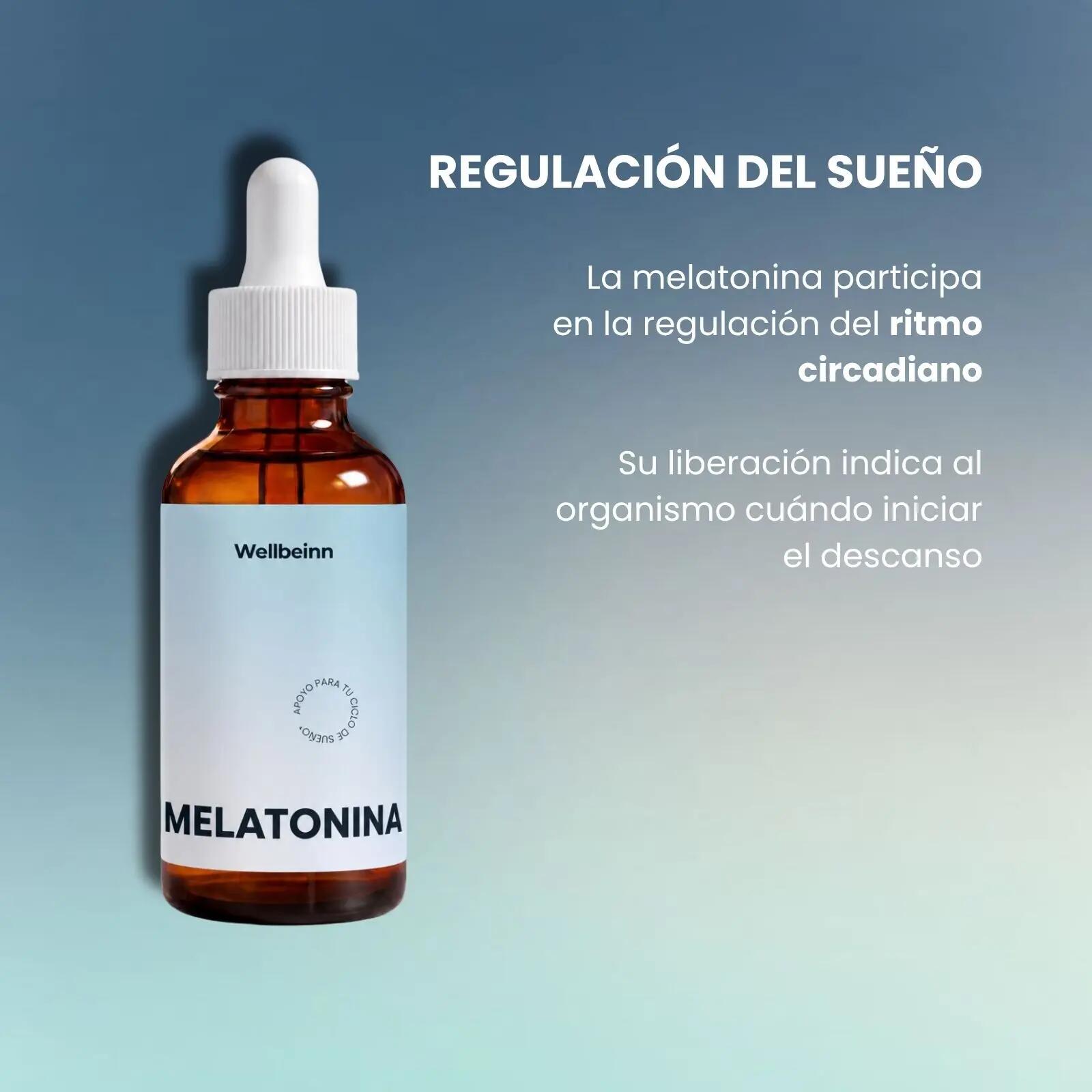 Melatonina con Vitamina B6 WELLBEINN, Liquida Sublinguale 6/6