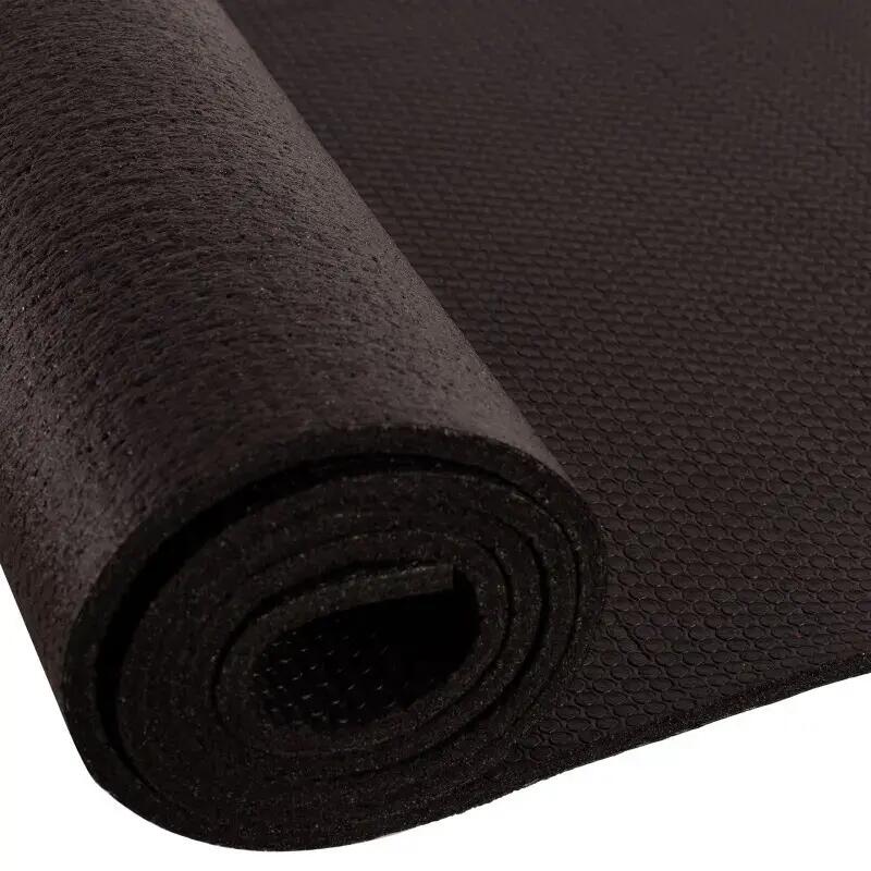 Harde 8 mm yogamat zwart 173x61x08 cm 3/3