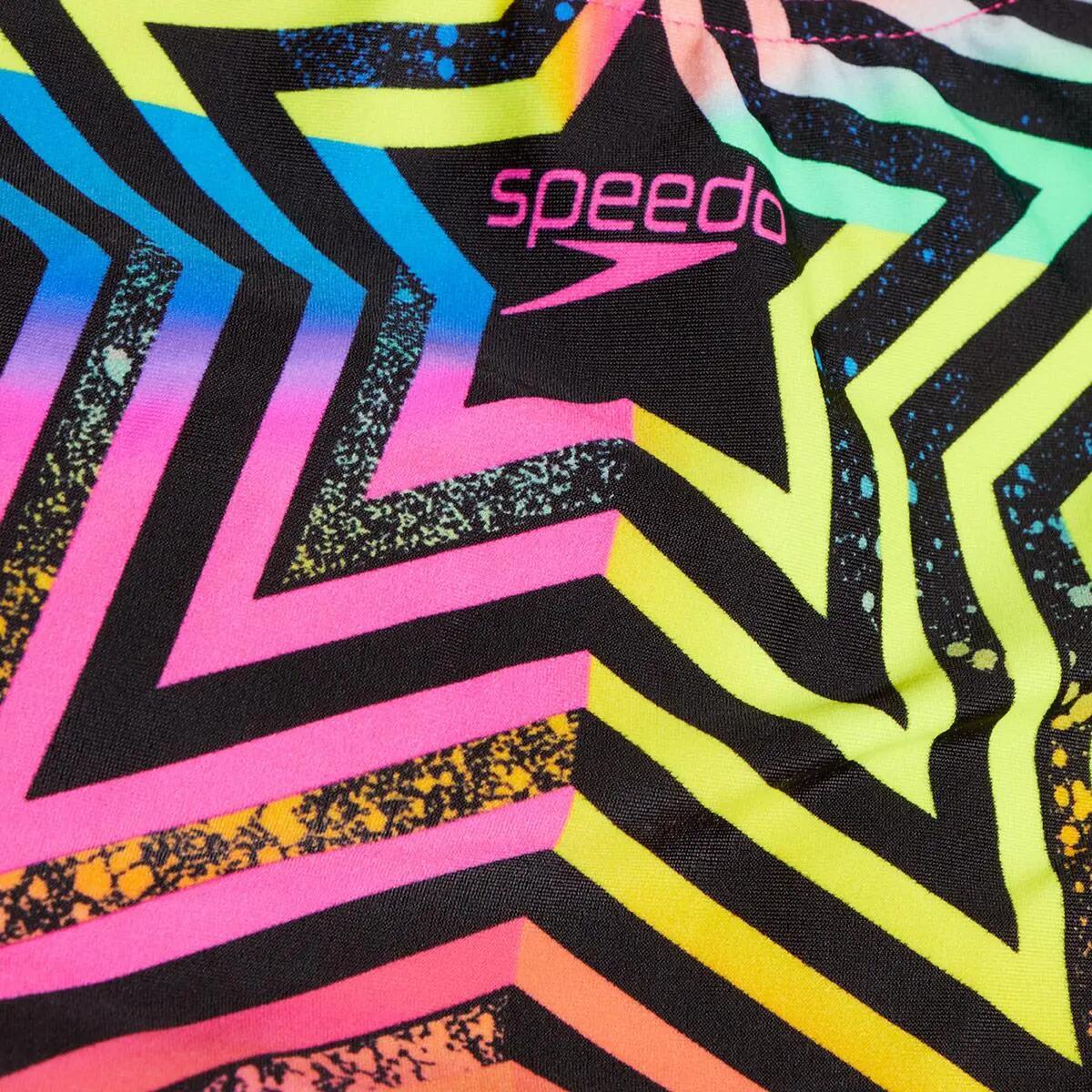 Maillot de bain Speedo Girls à dos élastiqué avec placement numérique - 3/6