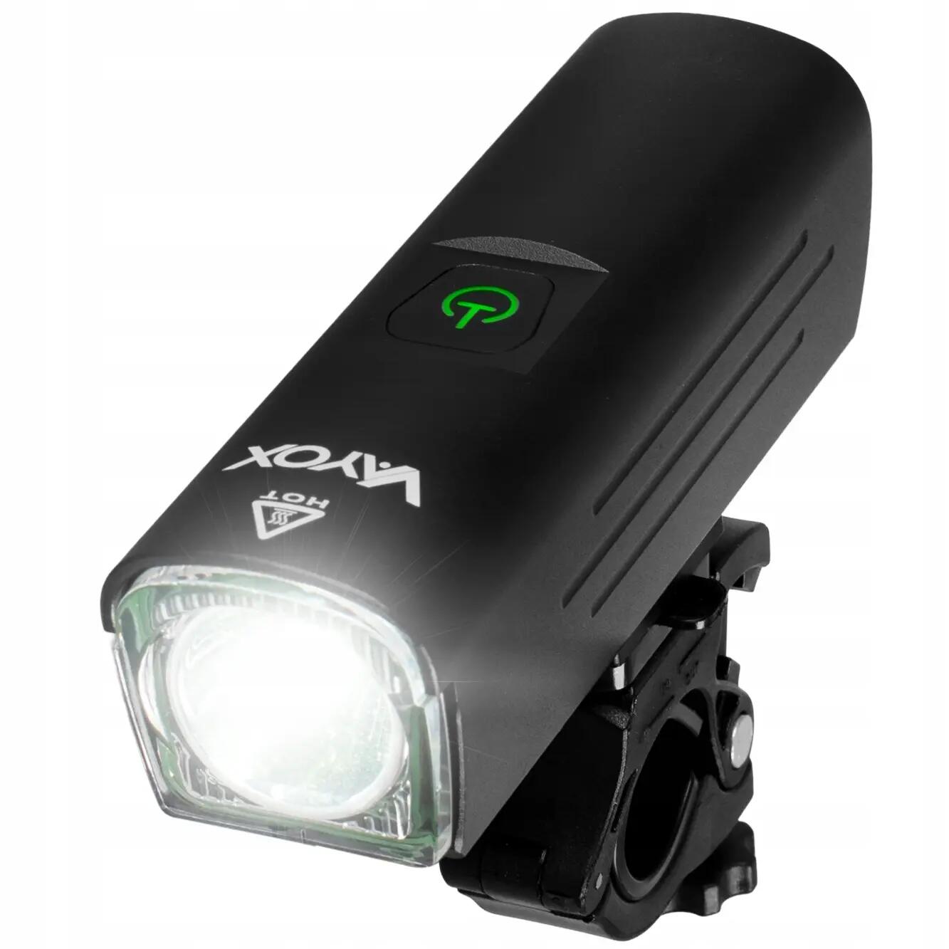 Sada cyklistických světel VA0046 + VA0048 přední a zadní USB 10/15