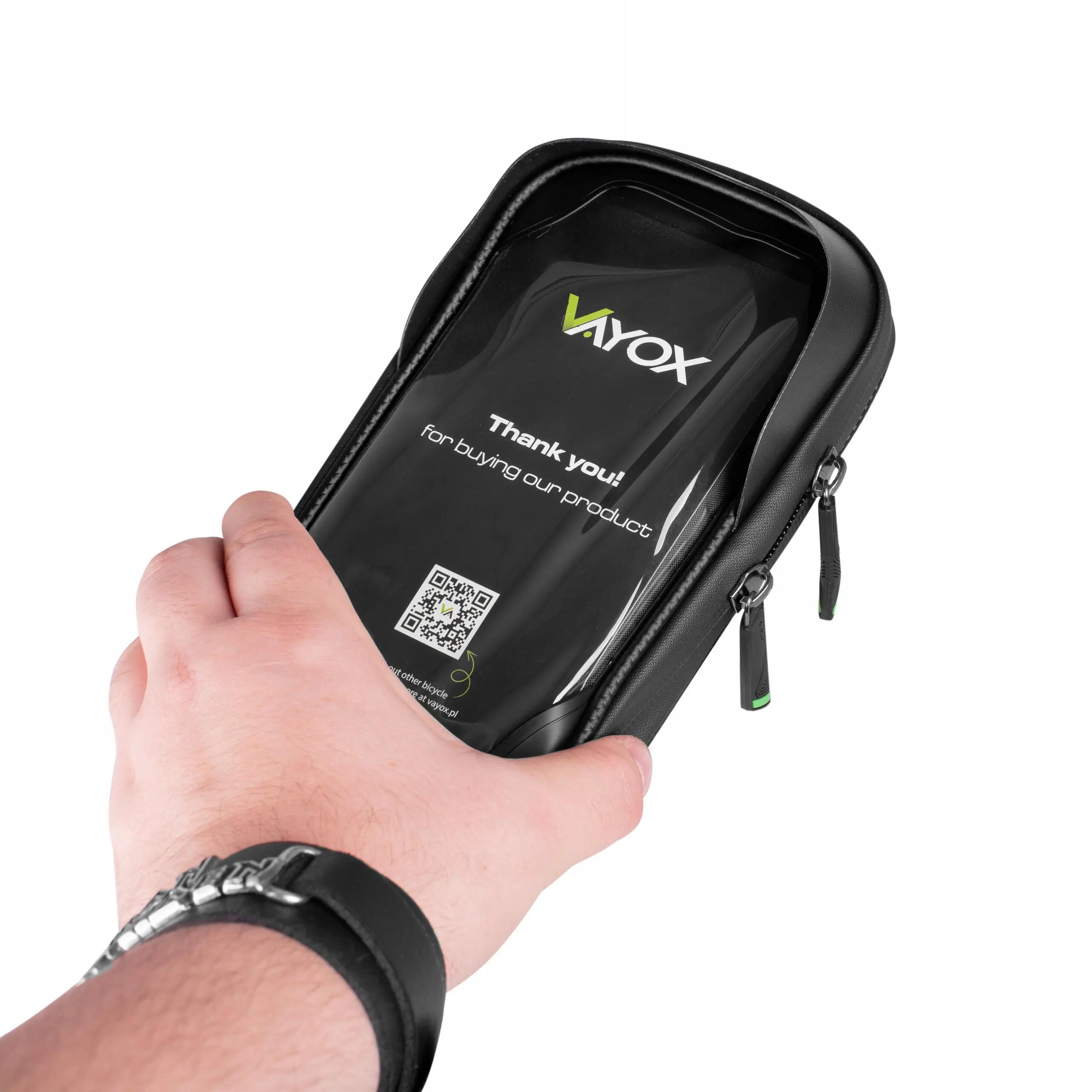 Cyklistická brašna na rám VA0168 s pouzdrem na telefon 13/14