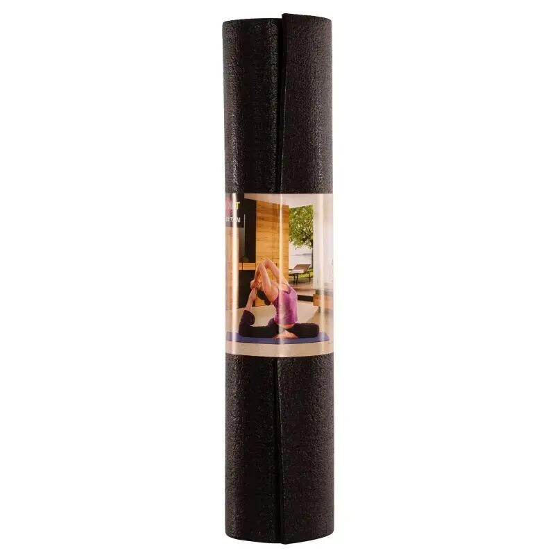 Harde 8 mm yogamat zwart 173x61x08 cm 2/3