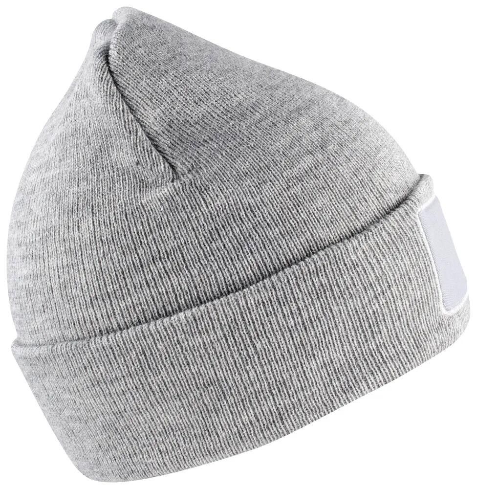 clique cuffia Hubert Patch in acrilico grigio mélange 4/4
