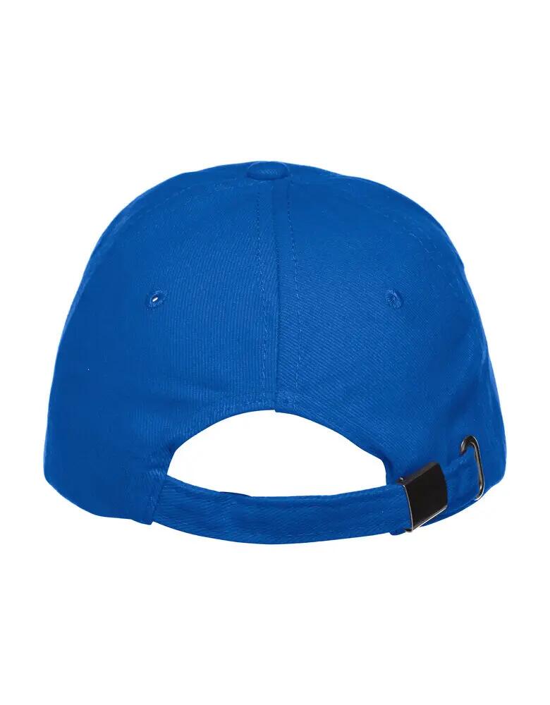clique berretto Davis in twill di cotone blu royal 3/4