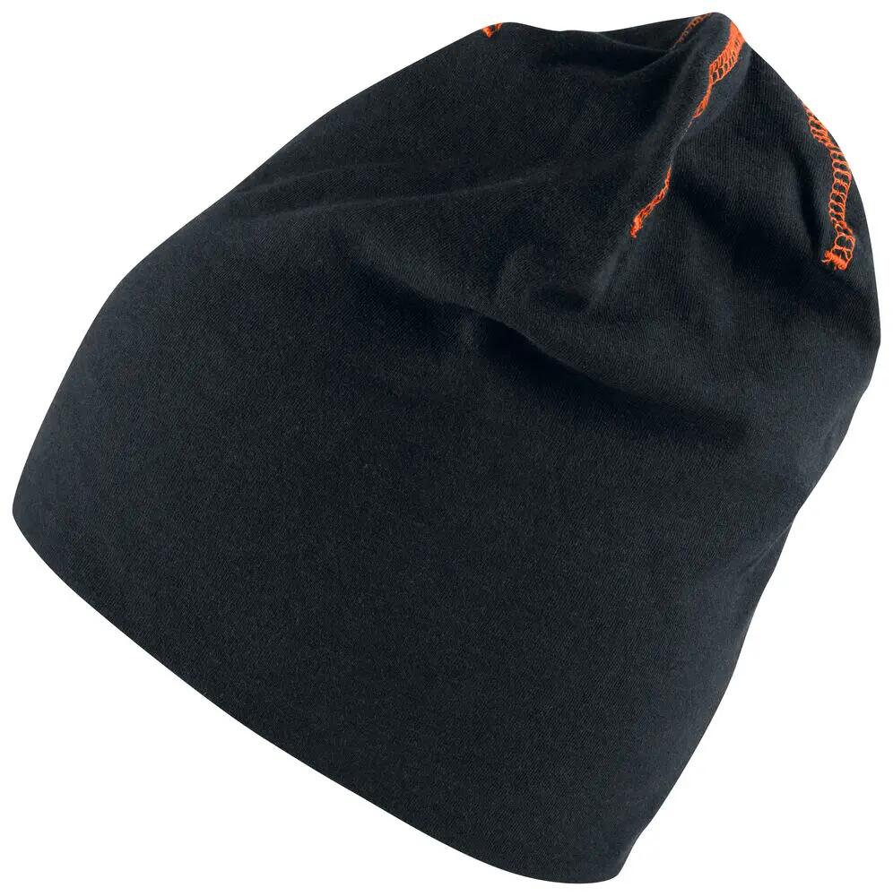 clique berretto Kyle in jersey di cotone elasticizzato - arancio visibilità 3/4