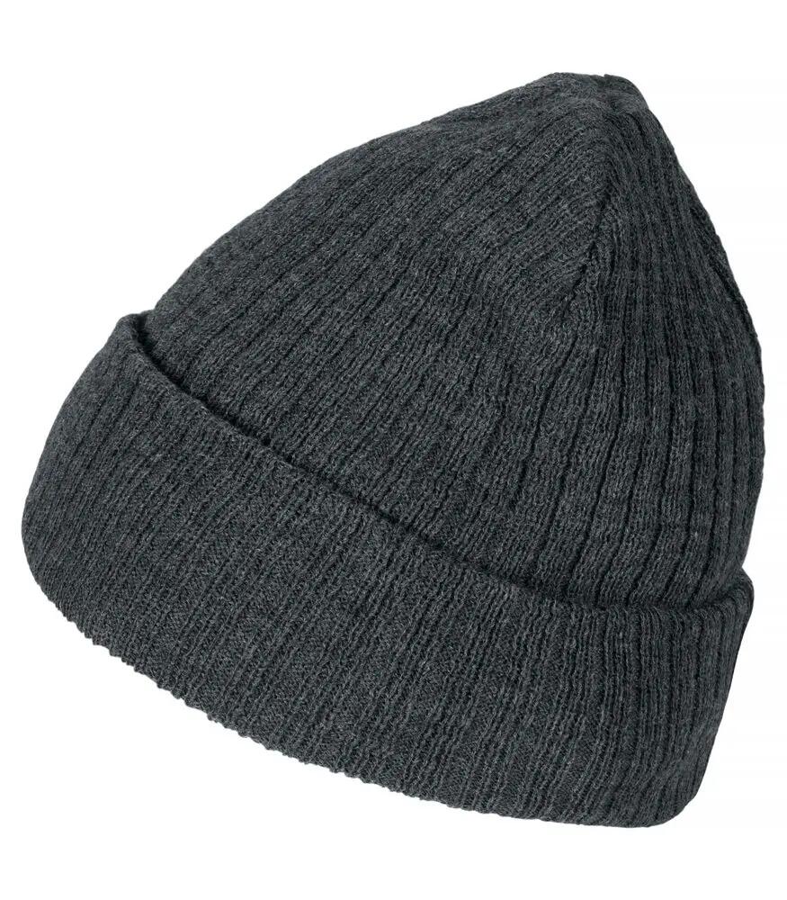 clique gorro Milas 100% acrílico antracite mesclado 3/4