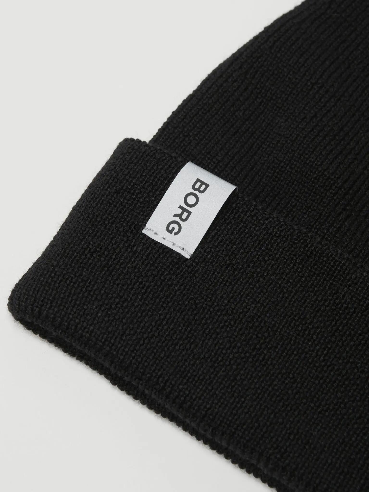 bjorn_borg BORG RUNNING BEANIE — UNISEX, BLACK BEAUTY 2/2