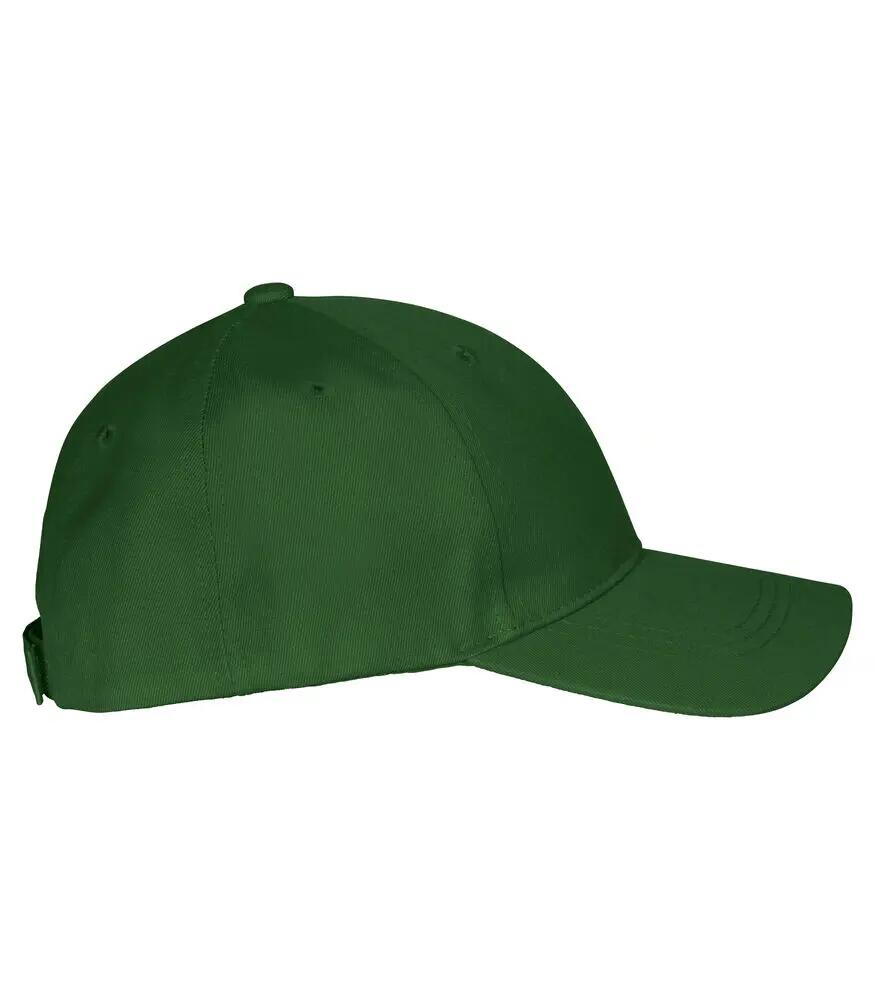clique Classic Cap 6 pannelli in cotone Bottle Green 4/4