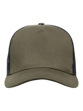 clique Trucker Cap van geborsteld katoen-twill met polyester mesh