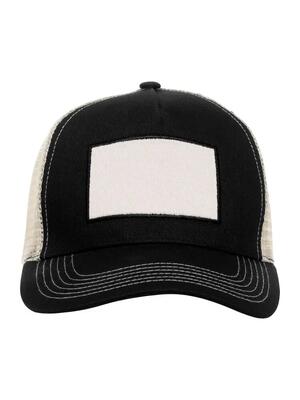 Clique trucker patch cap - 5-panel katoen twill met mesh