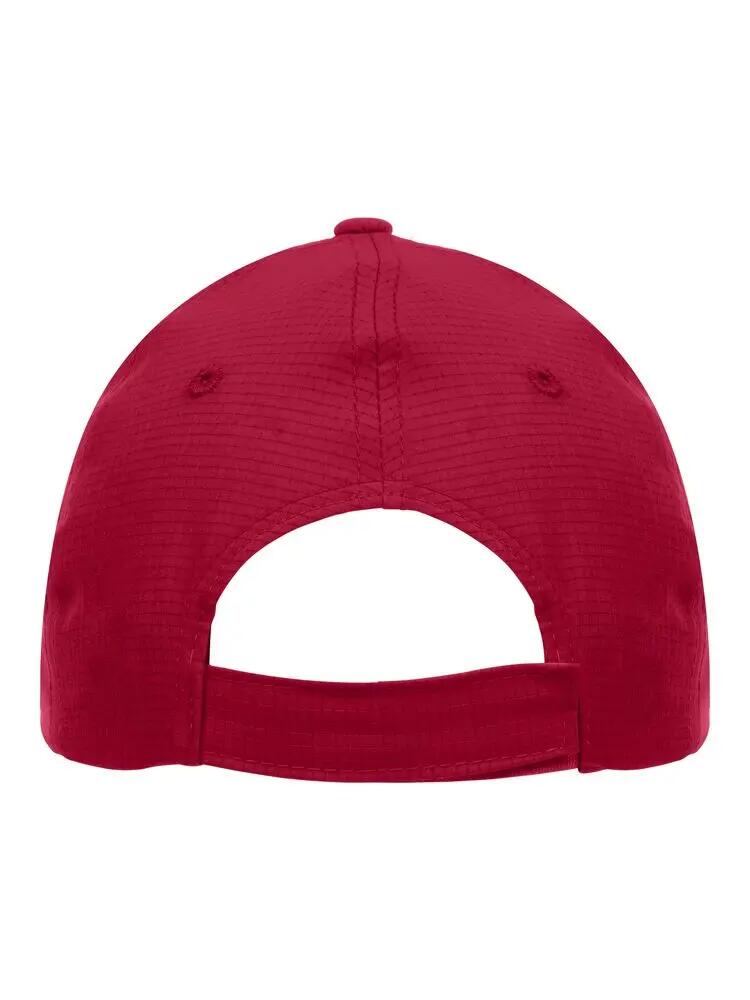 clique Active Cap — gorra 6 paneles ventilada roja 5/5