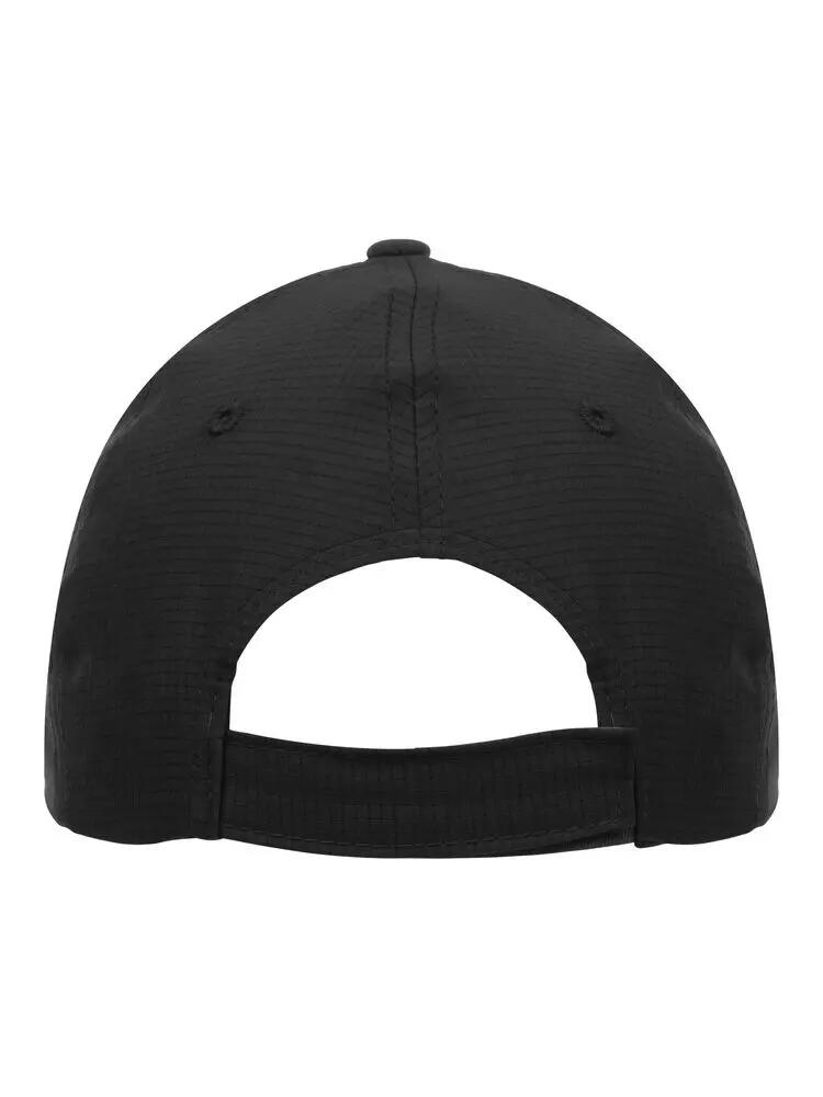 clique Active Cap – boné 6 painéis ventilado, preto 4/5