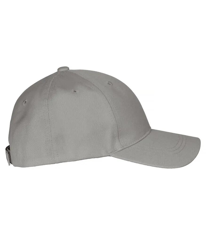 clique Classic Cap — cappellino 6 pannelli in cotone, regolabile con velcro 4/5