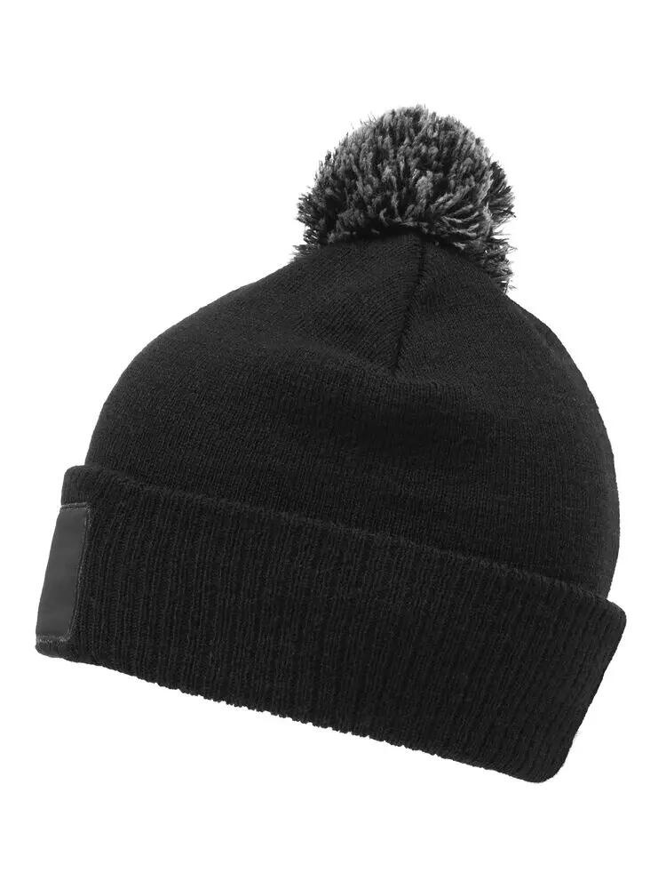clique gorro Bryan Patch de acrílico con pompón bicolor 4/4